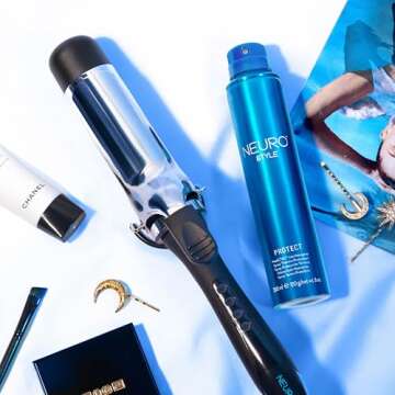 Neuro by Paul Mitchell Protect HeatCTRL Iron Hairspray, Perfect Prep + Finish For Heat Styling, For All Hair Types, 6 oz.