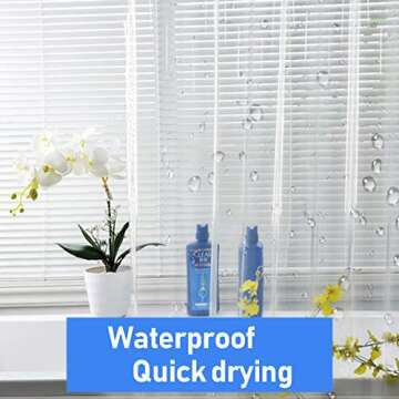 AMAZINCATS Clear Shower Curtain Liner with Rustproof Grommets and Magnetic Hem, Waterproof Stall Liner, Rust Proof Holes,Heavy Duty, Long Curtain for Bathroom Shower and Bathtubs