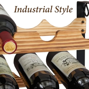 Elegant Stackable Wine Rack for 36 Bottles