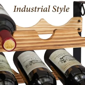 Elegant Stackable Wine Rack for 36 Bottles