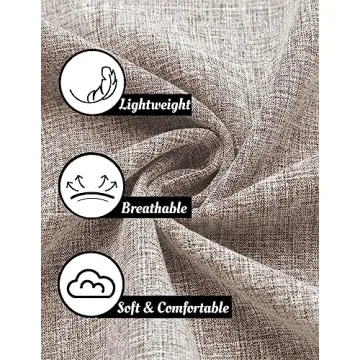 COOFANDY Men's Summer Linen Shirt - Lightweight Stylish Essential