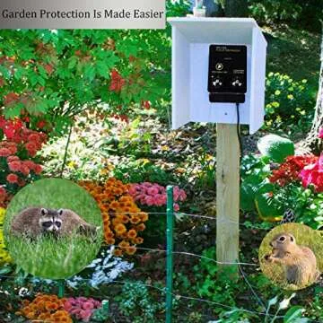 Briidea Electric Fence Energizer for 8-Acre Protection