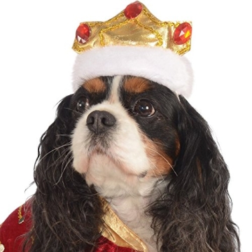 Rubie's Red King Pet Costume for Small to Medium Dogs
