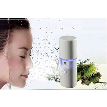 Nano Facial Mister Portable Mini Face Mist Handy Sprayer Automatic Eyelash Extensions Cool Facial St...