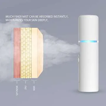 Nano Facial Mister Portable Mini Face Mist Handy Sprayer Automatic Eyelash Extensions Cool Facial Steamer