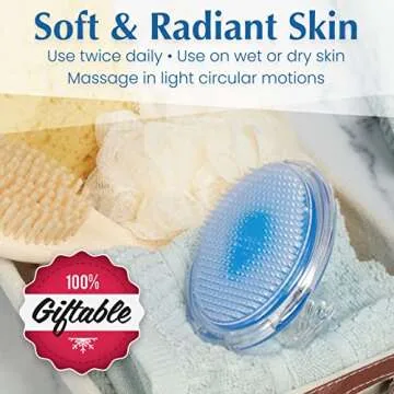 Dylonic Exfoliating Body Brush for Smooth, Bump-Free Skin