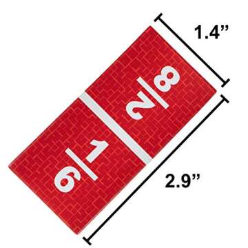 LEARNING ADVANTAGE-4519 Equivalent Fraction Dominoes - Math Games for Kids - Teach Fractions - In-Home Learning