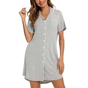 Cozy Samring Women's Nightgown for Stylish Comfort