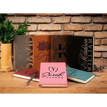 Personal Leather Journal Notebooks - GiftByGifty