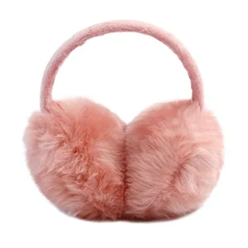 POXIMI Women's Winter Earmuffs - Fleece-Lined, Adjustable, Stylish Bow Ear Warmers