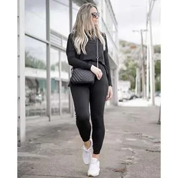 PRETTYGARDEN Women's Fall 2 Piece Lounge Outfit Long Sleeve Crewneck Pullover Tops High Waisted Pants Set Tracksuit (Black,2X-Large)