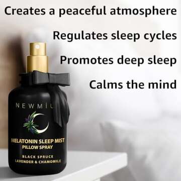 Deep Sleep Pillow Spray - Lavender Chamomile Essential Oils - Fast Acting Aromatherapy Mist for Rest...