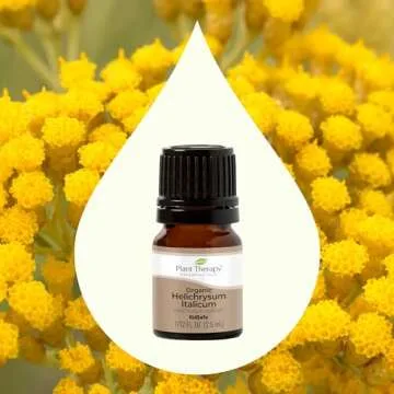 Plant Therapy Organic Helichrysum Oil 100% Pure Essential Oil