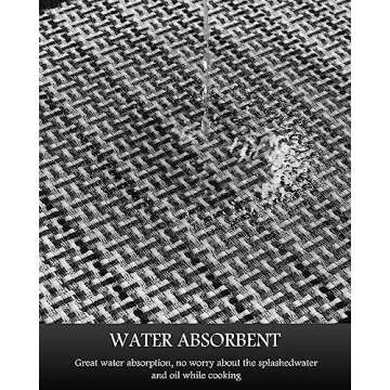 PADOOR Non Slip Kitchen Rugs - Stylish and Washable