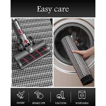 PADOOR Non Slip Kitchen Rugs - Stylish and Washable