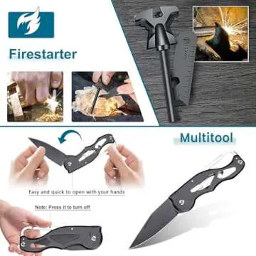 KEPEAK 14 in 1 Survival Kit - Essential Outdoor Gear