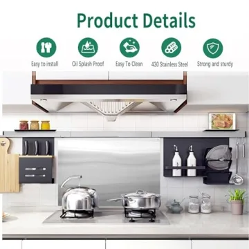 Durable Stainless Steel Backsplash Panel for Kitchen