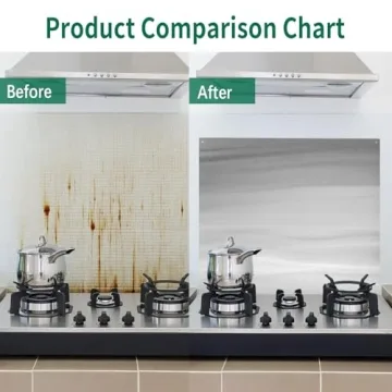 Durable Stainless Steel Backsplash Panel for Kitchen