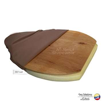 All About Shapewear Tummy Tuck Board - Reduces Fluid Retention and Enhances Recovery | Ideal for Post-Surgery Liposuction and Abdominal Support Cocoa