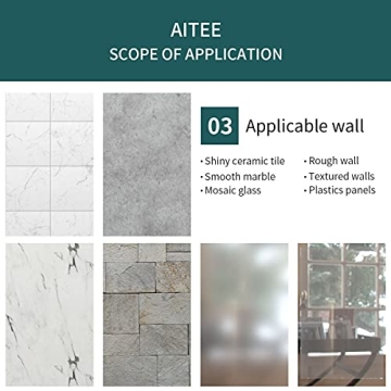 AITEE Acrylic Shower Caddy Organizer for Bathroom