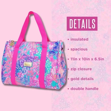 Lilly Pulitzer Insulated Lunch Bag - Stylish and Spacious