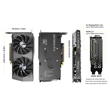 ZOTAC Gaming GeForce RTX 3050 OC 8GB High Performance Graphics
