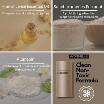 HygieneLab Men’s Sandalwood Deodorant: Aluminum-Free