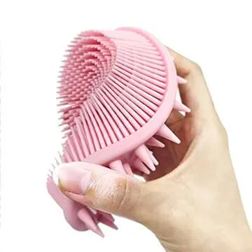 Silicone Body Brush, Exfoliating Body Scrubber, Silicone Body Scrubber Loofah, Silicone Bath Brush, ...