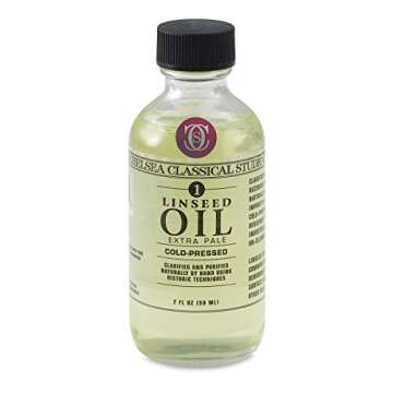 Chelsea Classical Studio Linseed Oil Paint Medium - Cold Pressed Extra Pale Naturally Clarified De-Y...