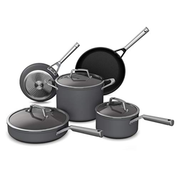 Ninja C38000 Foodi NeverStick Premium 8-Piece Cookware Set - Durable, Nonstick, and Oven Safe to 500...
