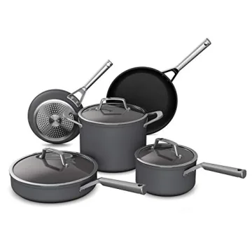 Ninja C38000 Foodi NeverStick Premium 8-Piece Cookware Set - Durable, Nonstick, and Oven Safe to 500...