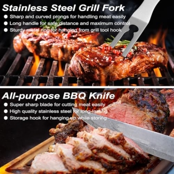 POLIGO 29 PCS BBQ Grill Set - Perfect Grilling Gift Set