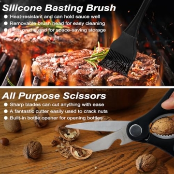 POLIGO 29 PCS BBQ Grill Set - Perfect Grilling Gift Set