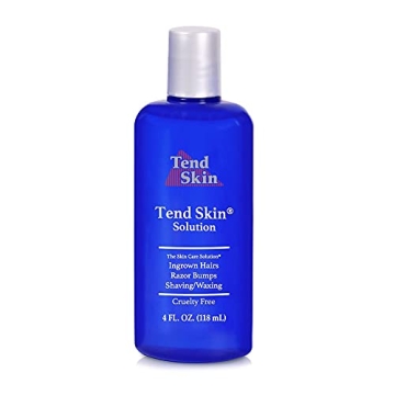 Tend Skin Womens AfterShave/Post Waxing Solution for Ingrown Hair, Razor Bumps and Burns, 4 ounce, B...