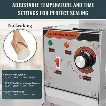 WYZworks Tea Cup Sealing Machine - 300-500 cups/hr Efficiency