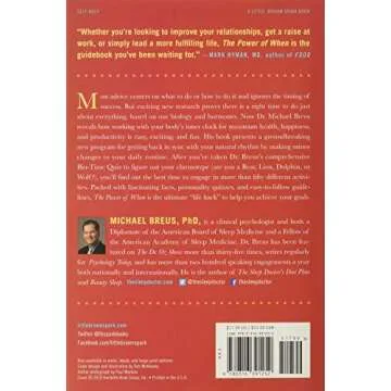 The Power of When Book: Discover Your Chronotype for Peak Performance