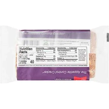 GG Scandinavian Fiber Crispbread, Raisin & Honey, 3.5 Oz (Pack of 15)