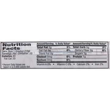 GG Scandinavian Fiber Crispbread, Raisin & Honey, 3.5 Oz (Pack of 15)