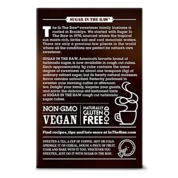 Turbinado Cane Sugar Cubes for Coffee and Drinks