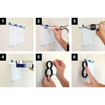 Distinctions 844715 Upgraded 5" Black Floating House Number 5