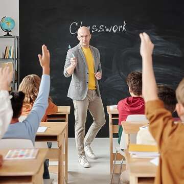 2pcs Retractable Teachers Pointer Sticks, Telescopic Finger Teachers Pointer for Classroom Presentation Whiteboard Extendable Hand Pointing Stick for Teachers Speakers (Blue, Purple)