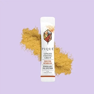 Pique Organic Ginger Fasting Tea Crystals for Energy