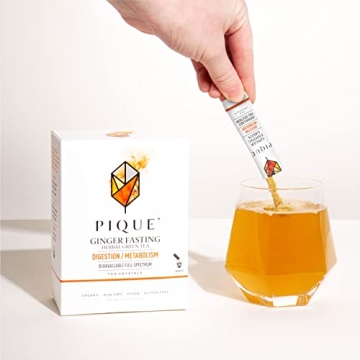 Pique Organic Ginger Fasting Tea Crystals for Energy