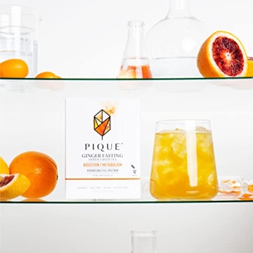 Pique Organic Ginger Fasting Tea Crystals for Energy
