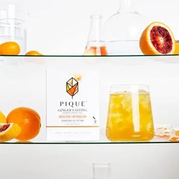 Pique Organic Ginger Fasting Tea Crystals for Energy