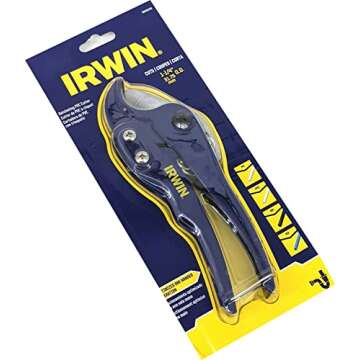 IRWIN Multipurpose Pipe Cutter - Effortless and Precise Cutting for PVC and More