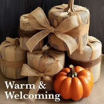 Burlap Ribbon 3 Inch Wide - Burlap Roll Fabric Ribbon, 10 Yard Burlap Ribbon for Crafts, Burlap Flower Wrap, Rustic Ribbon for Gifts, Holidays and Decorations