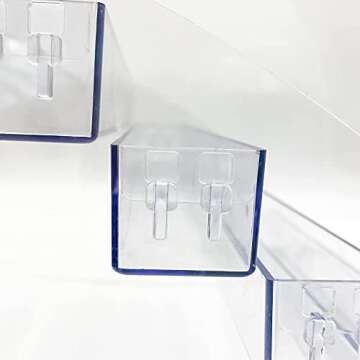 MineSign Sunglasses Organizer Clear Eyeglasses Display Case Sticker Display Tray Box For Glasses Tabletop Holder Stand (5 layer)