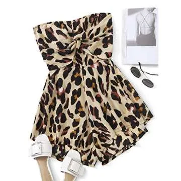 SweatyRocks Women's Floral Print Playsuit - Stylish Summer Jumpsuit