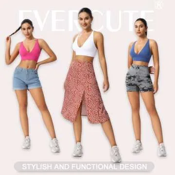 Evcute Adjustable Wireless Sports Bras for Women